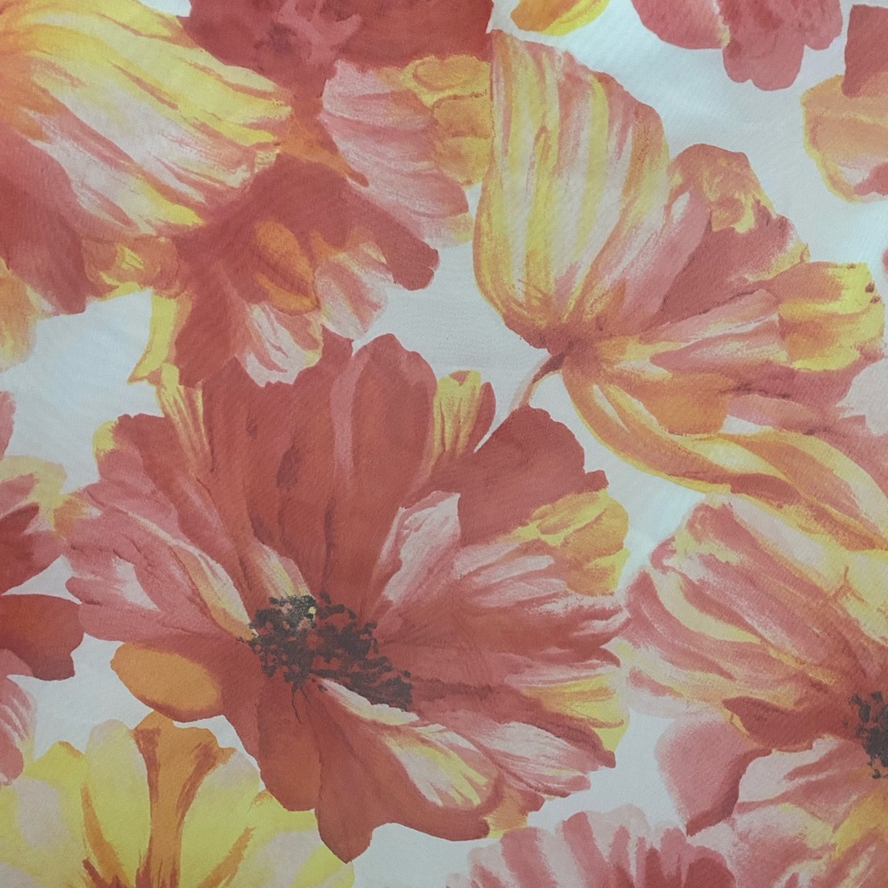 Graver Studio 3X Floral Sheer Blouse w/ Matching Tank | Vintage Style - Picture 7 of 9